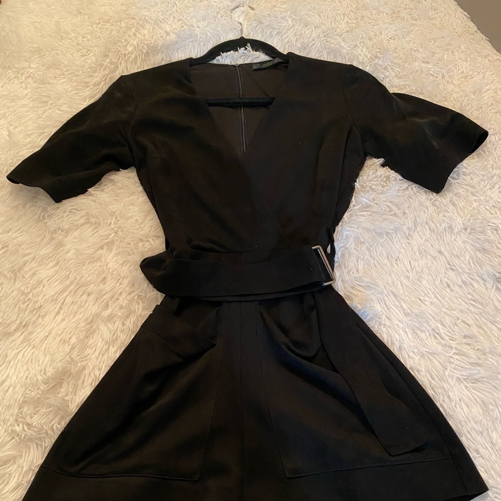 Suede romper